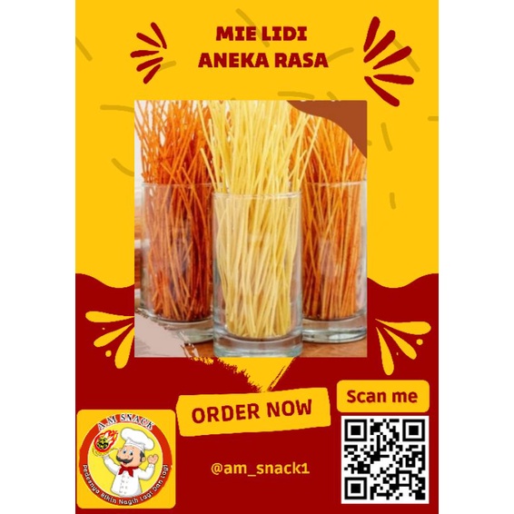 

MIE LIDI 250gr CEMILAN ANEKA RASA