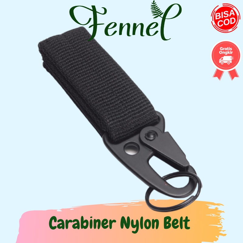 Carabiner Gantungan Tactical Nylon Belt HW74