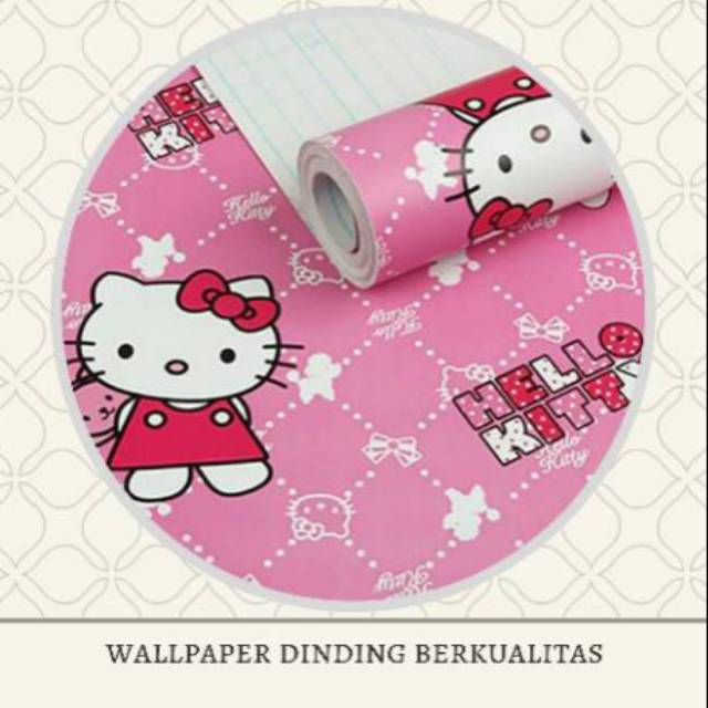 Wallpaper Stiker Dinding Hello  Kitty  Wps138 Sticker 