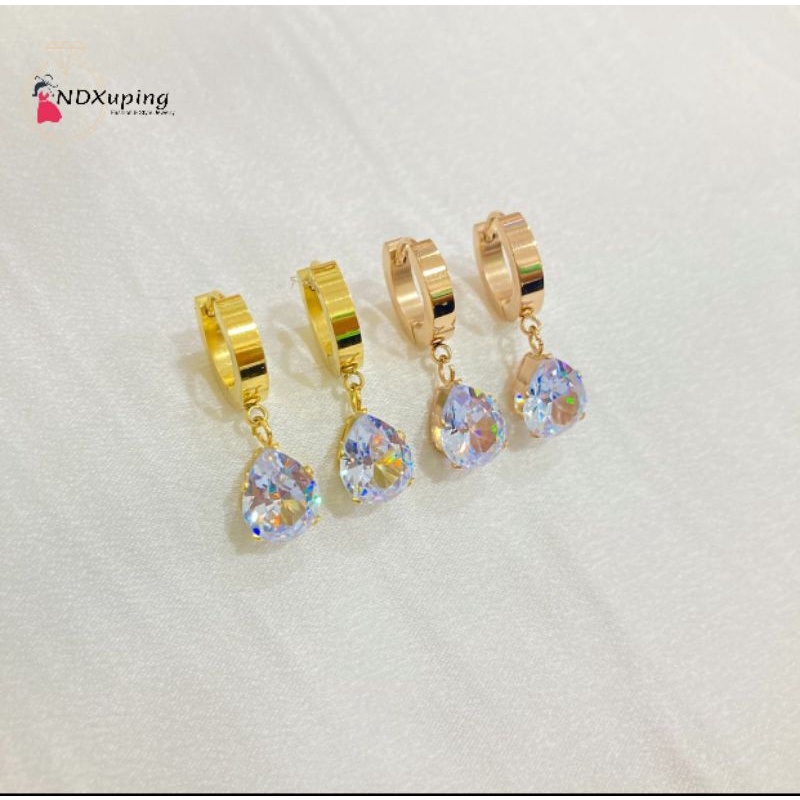 Anting Permata Dewasa Titanium Ready Gold 26072204