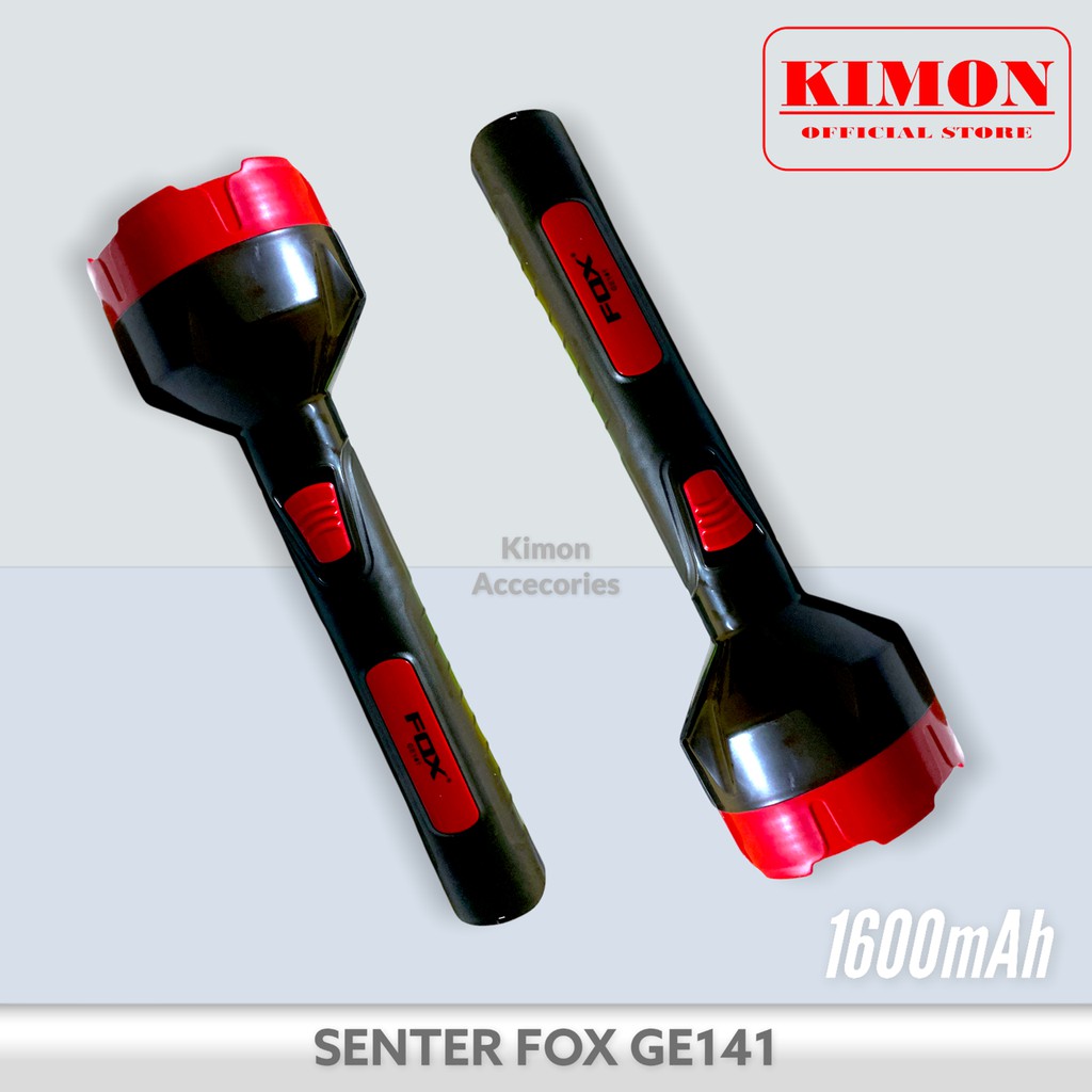 SENTER FOX GE141 SENTER LED 5W 1600MAH SENTER TANGAN SANGAT TERANG