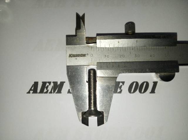 Verseng L M6 X 30 (3cm) stainless 304