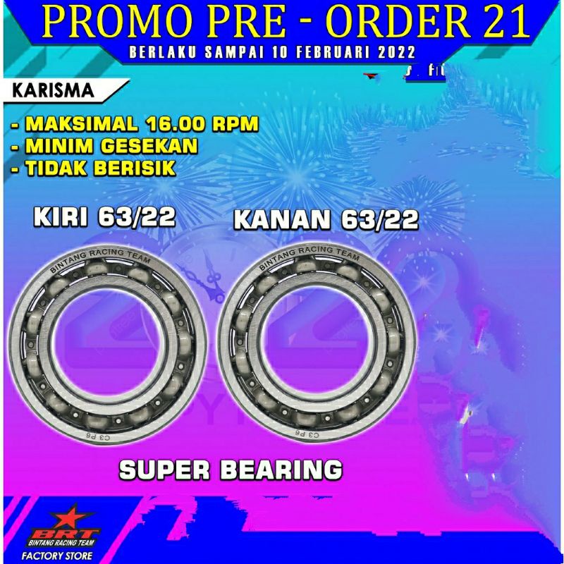 Bearing kruk as karisma brt original