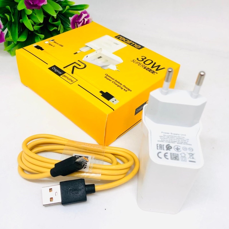 PROMO CHARGER REALME C25 TC 30W SUPERVOOC ORIGINAL QUALITY MICRO TYPE C