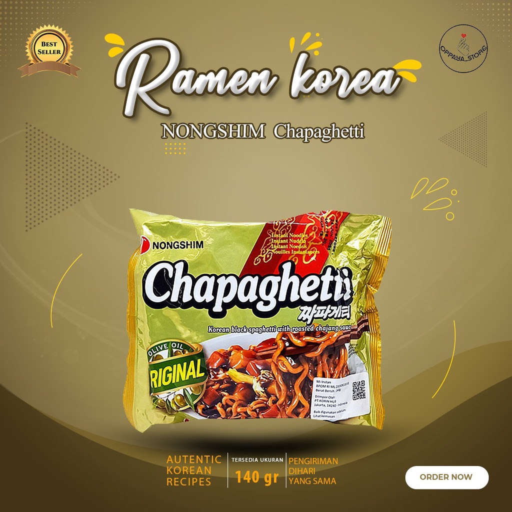 

Nongshim Chapagetti Chapaguri 140Gr Import Korea Ramen