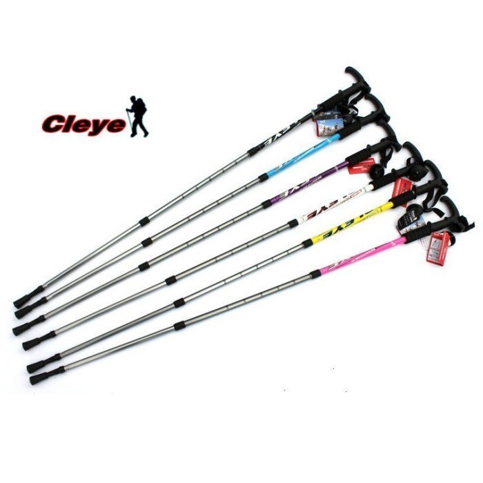 Trekking Pole Tongkat Hiking Cleye Alat Bantu Mendaki Trekking Outdoor