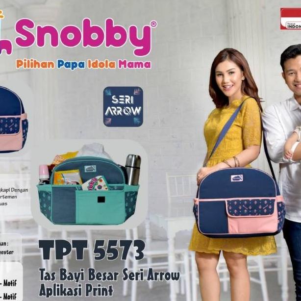 PROMO SNOBBY - TAS BAYI BESAR SERI ARROW APLIKASI PRINT TPT 5573 GHJGH468694