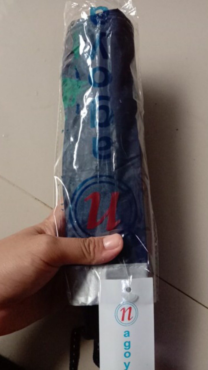 Payung Lipat Warna Biru Dongker Dalem Silver
