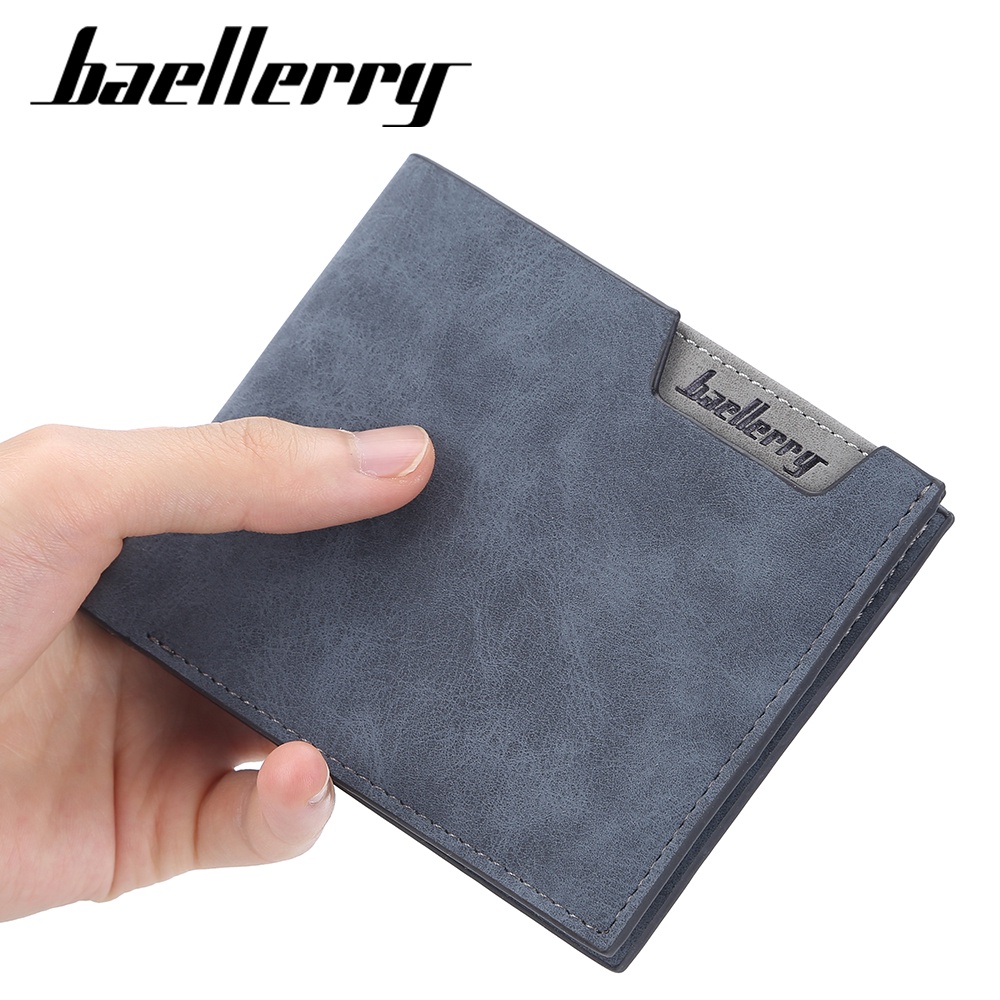 BAELLERRY D9188 Dompet Pria Bahan Kulit PU Leather Premium WATCHKITE WKOS