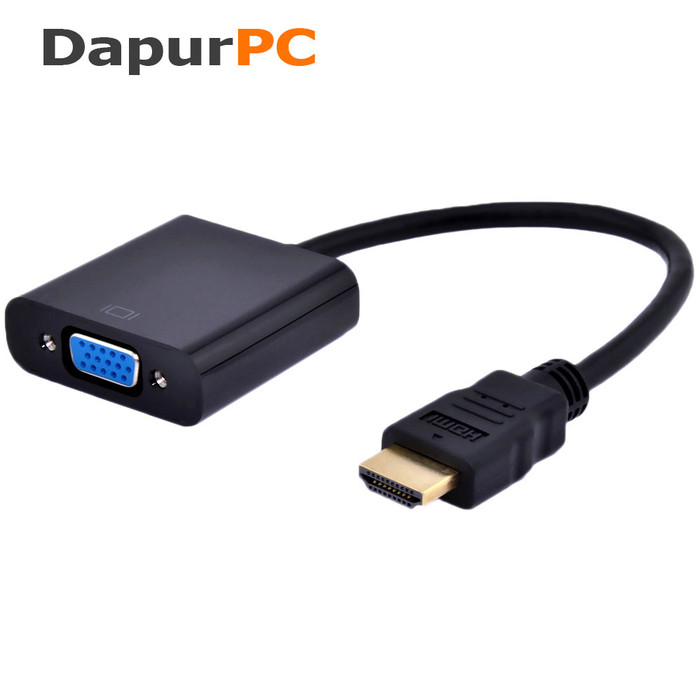 

q4AD5s Adapter Hdmi To Vga With Audio Hd008-1 - Putih As71S0D