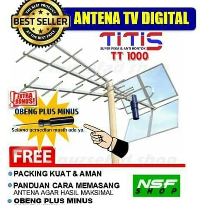 Promo Antena TV digital / Antena TV Outdoor / Antena TV Bagus / Antena TITIS Murah Banget