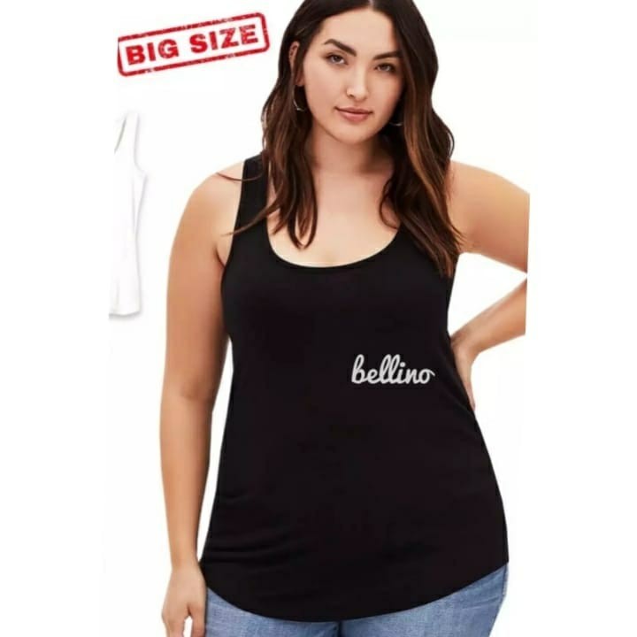 Singlet Wanita Jumbo LD 115cm Tanktop Jumbo XXL Teng top XXL Tentop  Tali Lebar Big Size