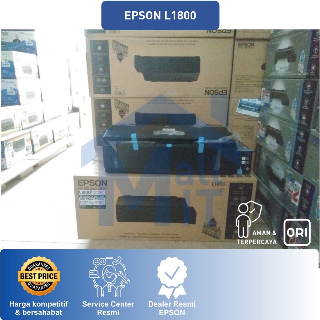 (PACKING KAYU) PRINTER EPSON L1800 L-1800 L 1800 A3+ 6 Warna Printer Foto Fotografi Photography