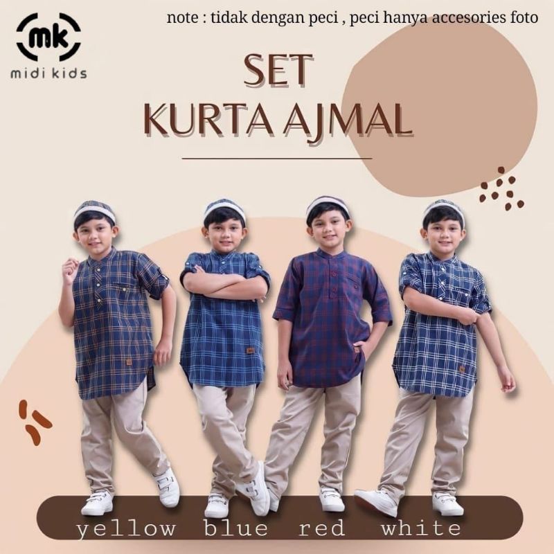 setelan kurta AJMAL by midikids