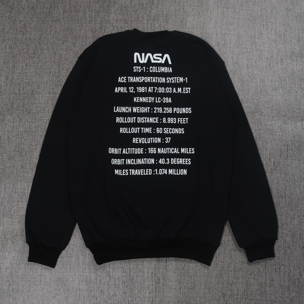 Jaket crewneck Nasa H&amp;M premium full-tag