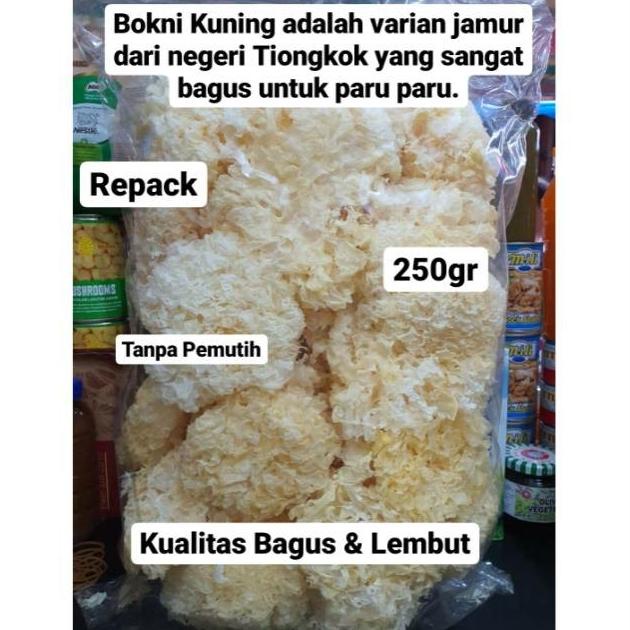 

&<&<&<&] 250G REPACK JAMUR BOKNI PEKMOKNI MOKNI PEK MOK NI BAGUS LEMBUT 250GR