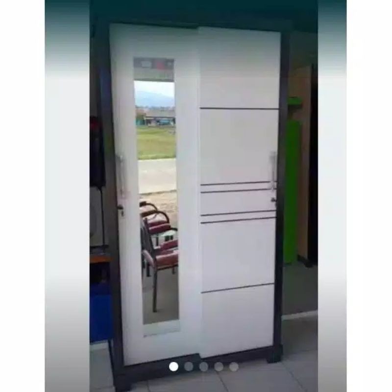 Lemari Pakaian 2 Pintu Sliding Multiplek Blockthick