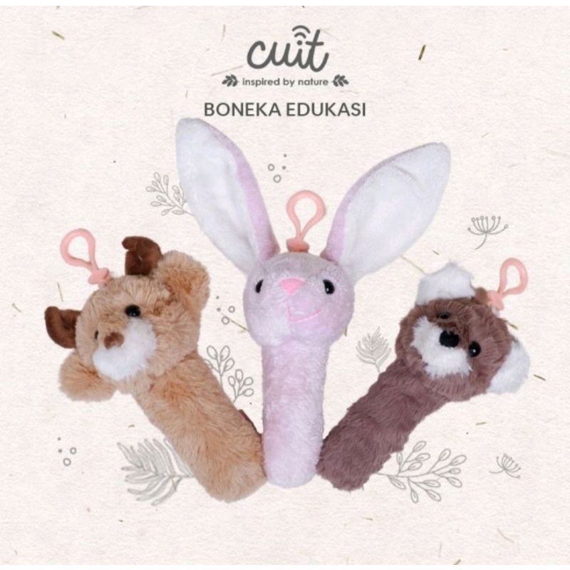 Cuit Rattle Mainan Boneka Tangan Shika Series/Mainan Bayi Anak