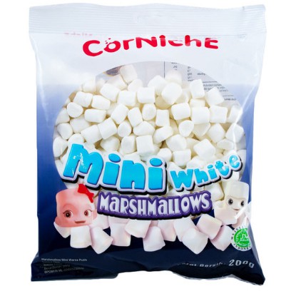 

CORNICHE MINI WHITE MARSHMALLOW MARSHMELLOW 200 GRAM