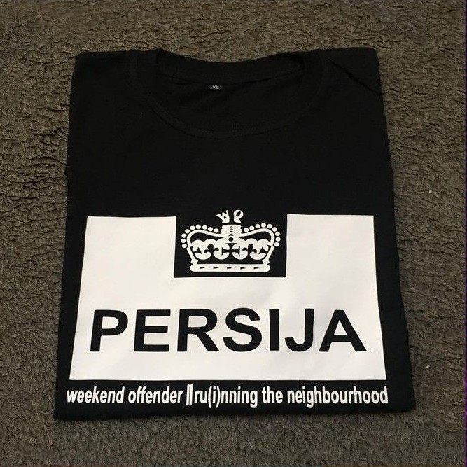 KAOS PERSIJA WEEKEND OFFENDER - BAHAN 100% KATUN COMBED 30S KUALITAS PREMIUM