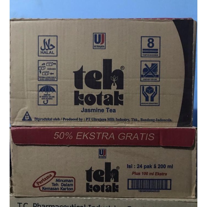 

[ COD ] Teh Kotak Ultra 200ml + extra 100ml [300ml] TERLENGKAP Kode 1129