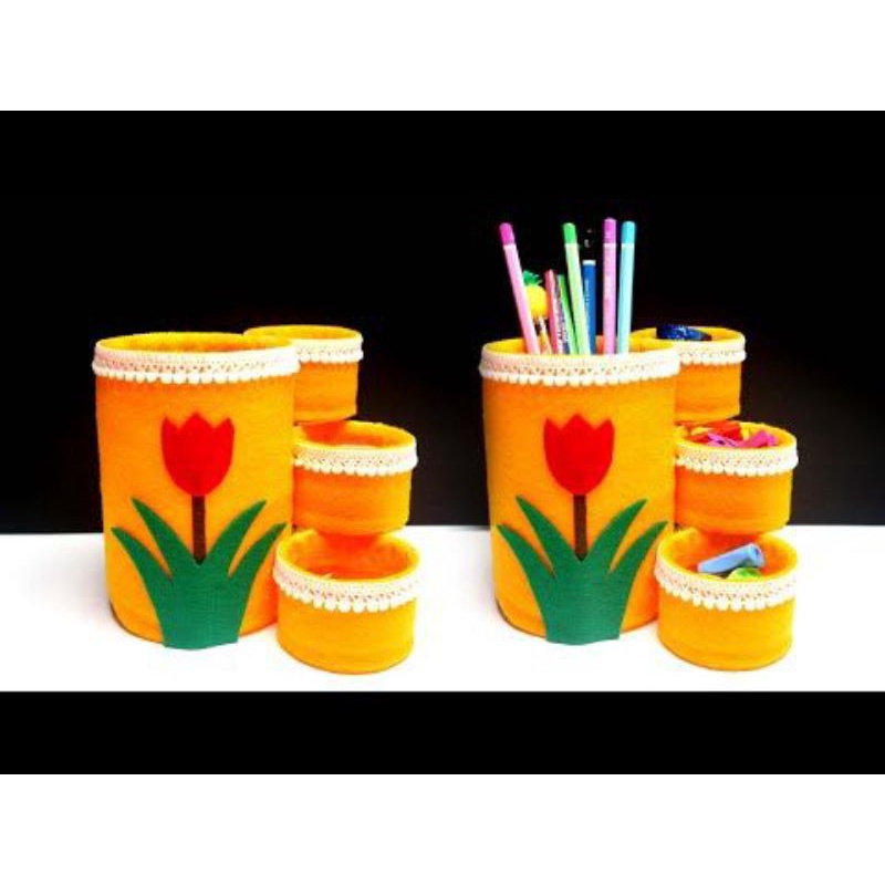 

tempat pensil kain fanel