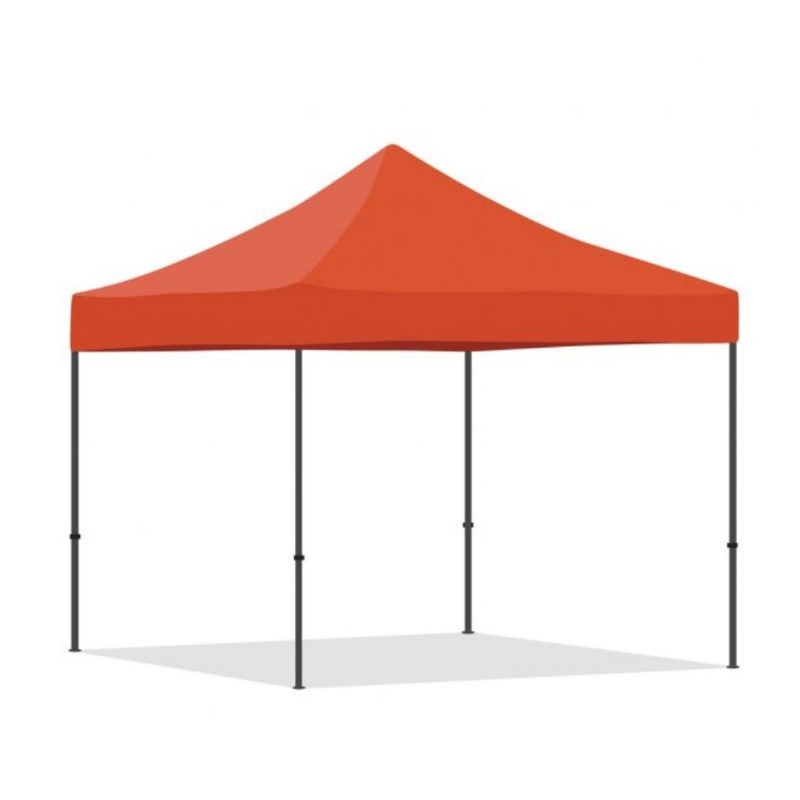 TENDA LIPAT 3X3 RANGKA HITAM / PUTIH