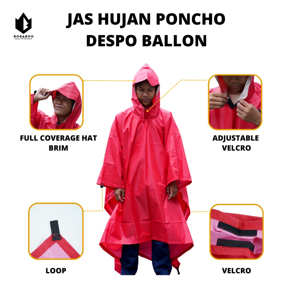 Jas Hujan Ponco 3 in1 Matras bivak ponco/ ponco kelawar/ponco / jas hujan ponco / jas ujan ponco / jas hujan ponco tebal / jas hujan ponco jumbo