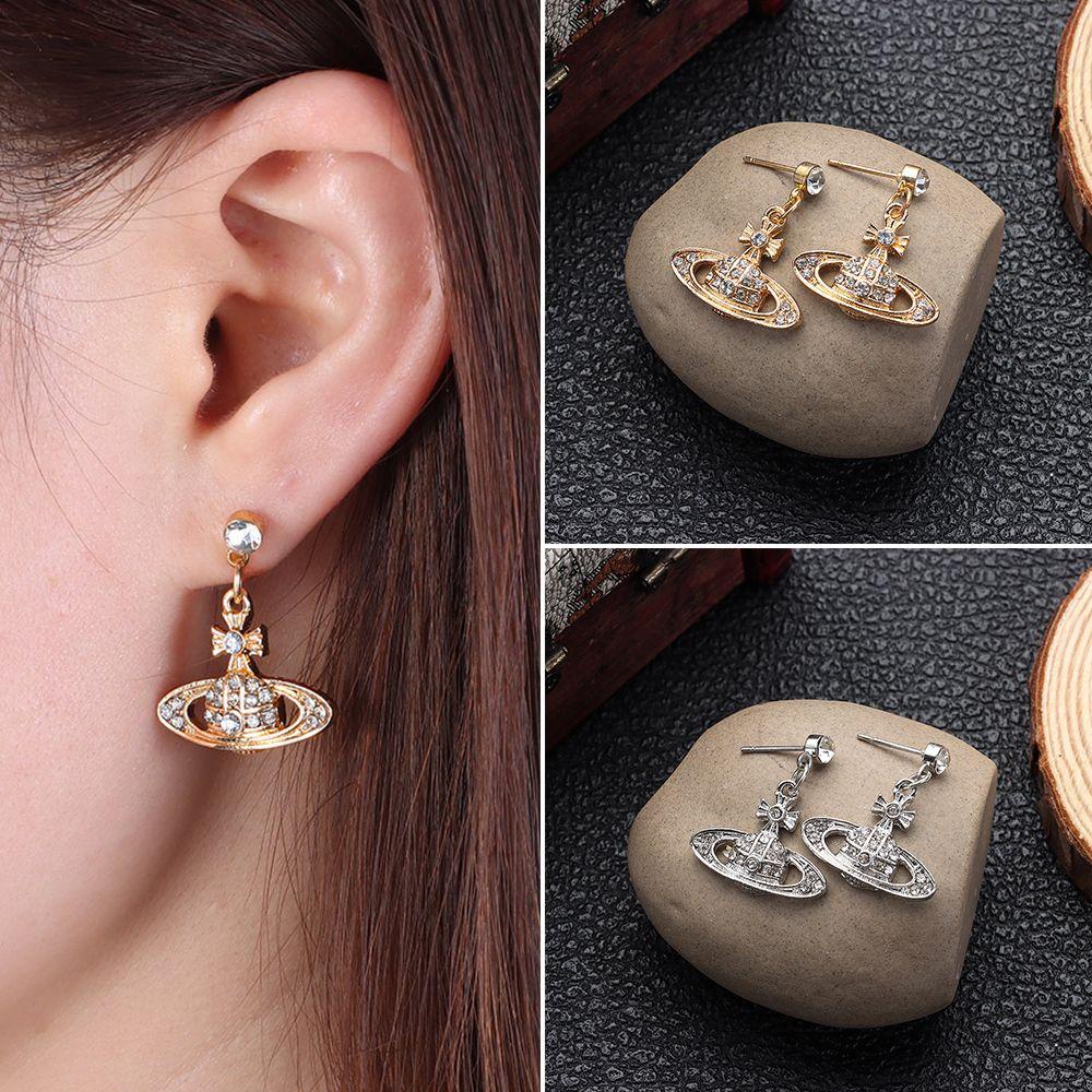 Anting LILY Gaya Baru Planet Decor Jewelry Ear Ring