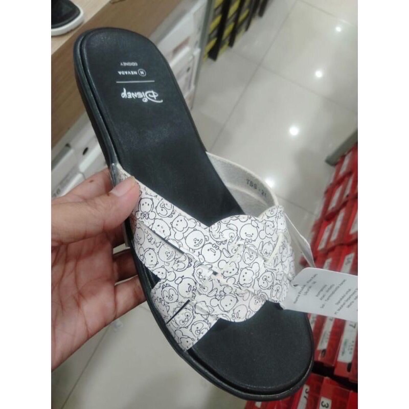 SALE!!SANDAL DISNEY X NEVADA|SANDAL SLOP DISNEY-Putih