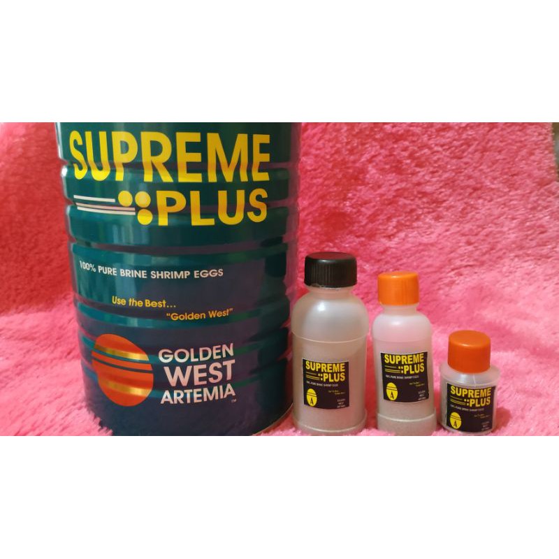 ORIGINAL SUPREME PLUS ARTEMIA GOLDEN pakan larva burayak cupang guppy louhan