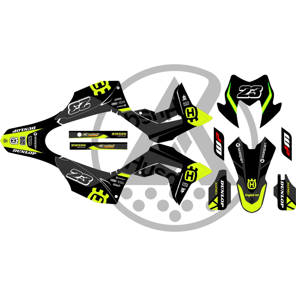 STIKER STICKER MOTOR LOGO SEPEDA HONDA DECAL CRF 150 L MURAH AKSESORIS MOTOR HUSQVARNA MODELS