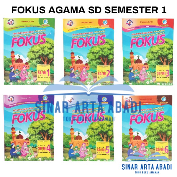 ✨COD✨ Buku Fokus Agama Islam Kelas 1 2 3 4 5 6 Sd atau Mi Revisi Terbaru - KELAS 1, semester 2