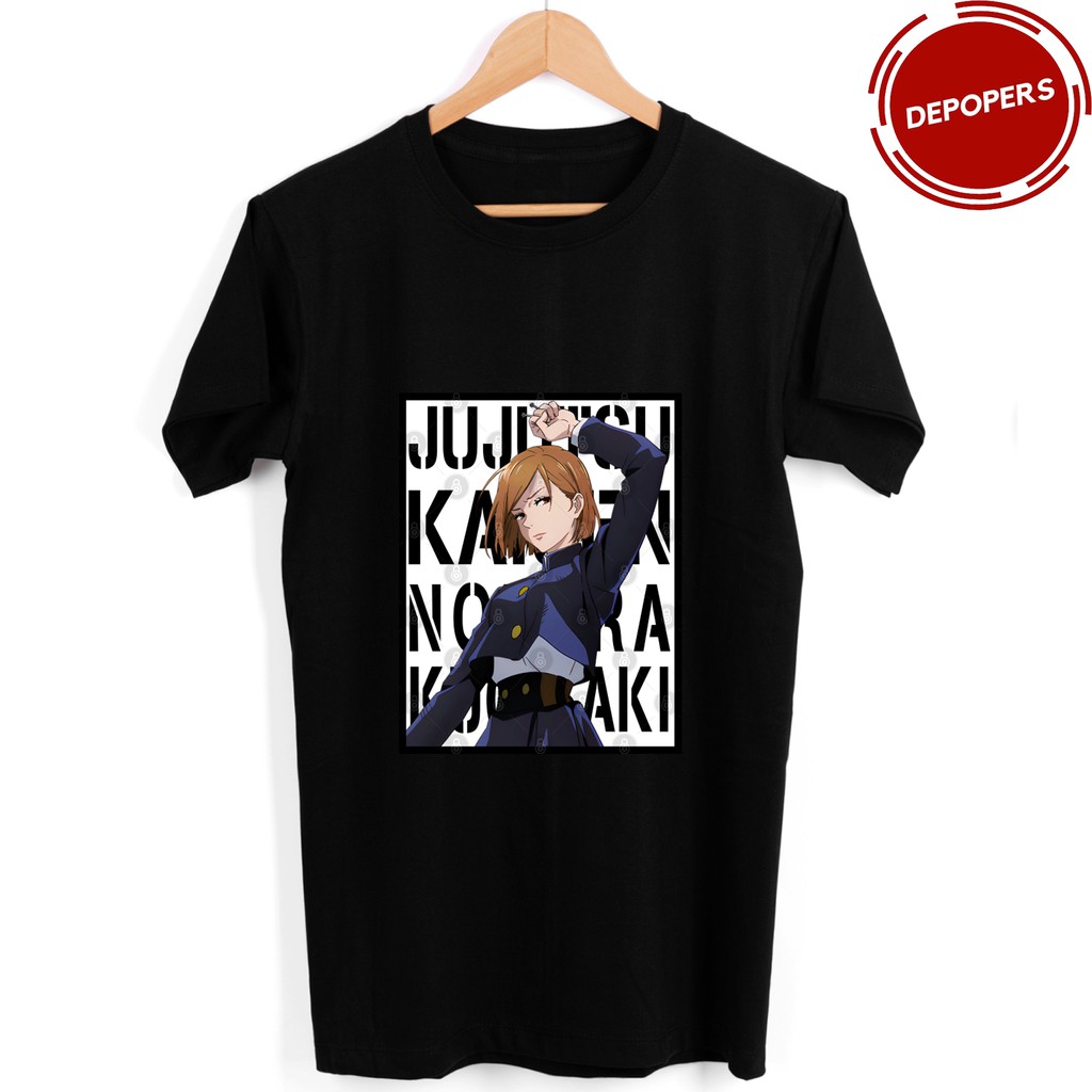 KAOS ANIME JUJUTSU KAISEN BAJU Nobara Kugisaki BAJU KAOS DISTRO