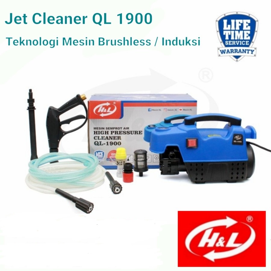 JET CLEANER HNL QL-1900 HIGH PRESSURE CLEANER MESIN CUCI MOTOR MOBIL