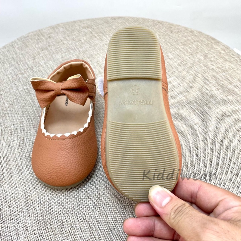 (Kiddiwear) Sepatu Sandal Flat Anak / Sepatu Sandal Selop Anak Cewe  Casual  Import Usia 1-5 Tahun MBK100