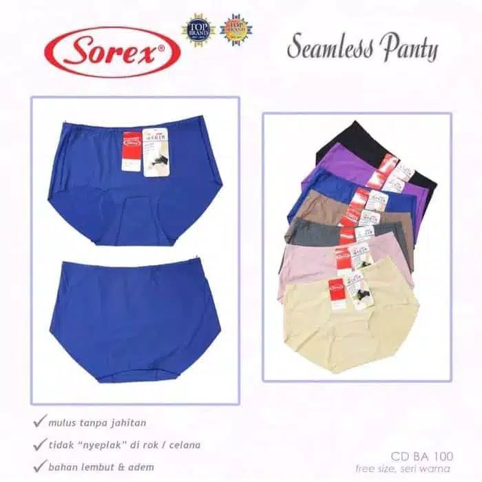 cd celana dalam short hot pants segitiga seamless sorex ba 100 dan ba 101