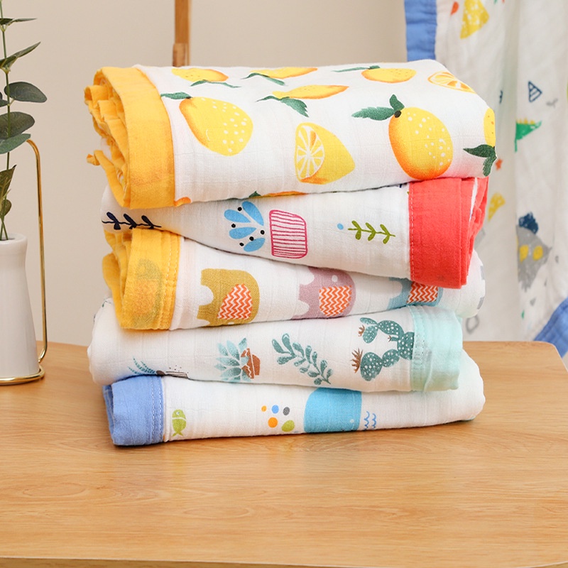 Baeby Bamboo Blanket Towel Baby 4 Layer - Handuk Mandi Bayi