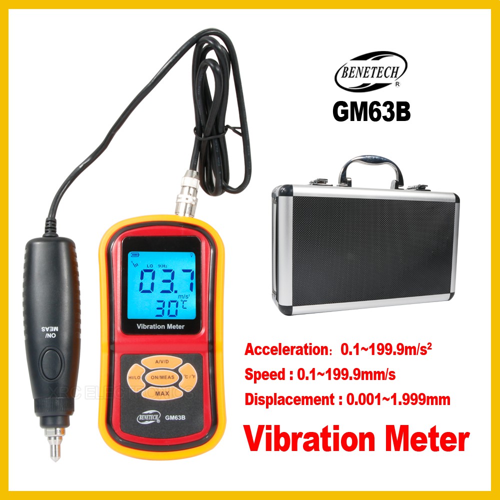 Jual Vibration Meter GM63B ORIGINAL Tester Vibrometer GM 63B