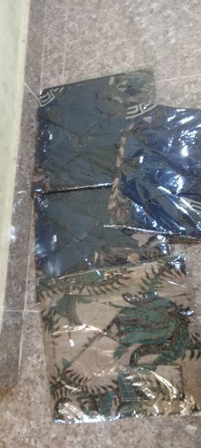 Batik Pria/ Bajubatikpria /kemeja Batik Lengan Panjang Size M L Xl Xxl Atasan Batik Seragam Terlaris