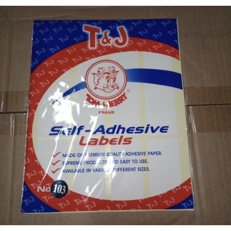 

label tom and jerry no 103