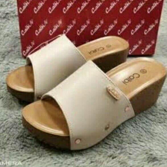Calbi sandal wanita wedges premium 1206