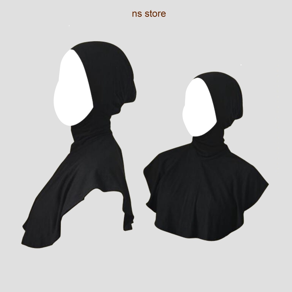 Hijab NS Instan - Ns Store - by Nissa Sabyan-ciput BLACK