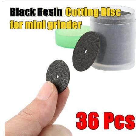 Mata bor gerinda Potong besi set 36pcs RESIN cutting disc mini grinder gerinda potong besi 24mm