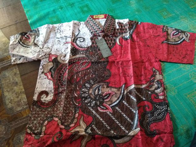 Pandawa Kemeja Batik Pria M.l.xl.xxl Lengan Pendek