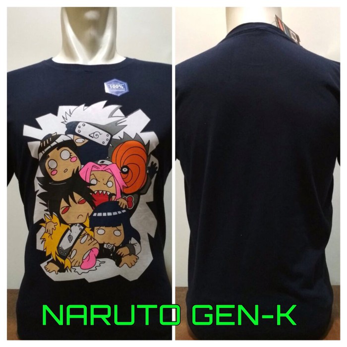 TERMUURAAH, BAJU DISTRO KAOS KEREN ANIME NARUTO GENK .