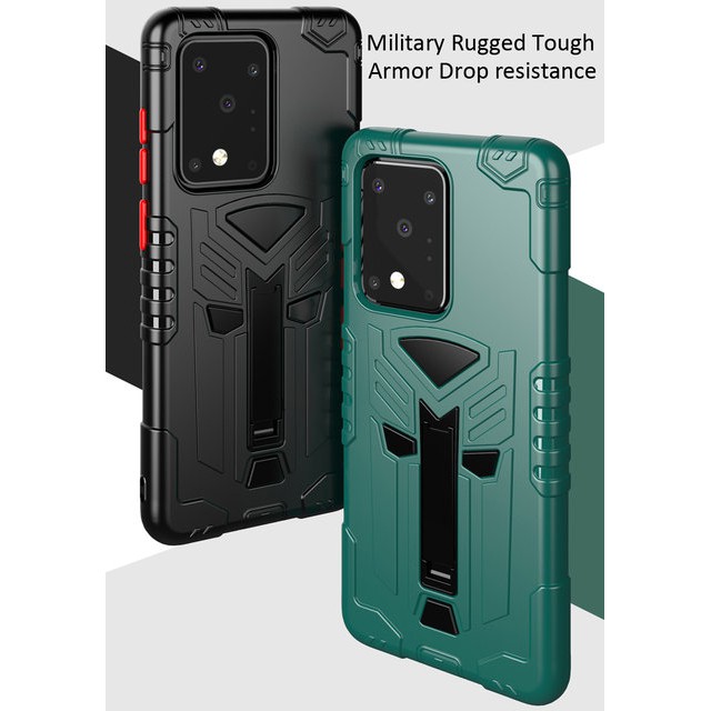 Samsung S20 / Plus / S20 Ultra Soft Case Rugged Armor Standing Cover