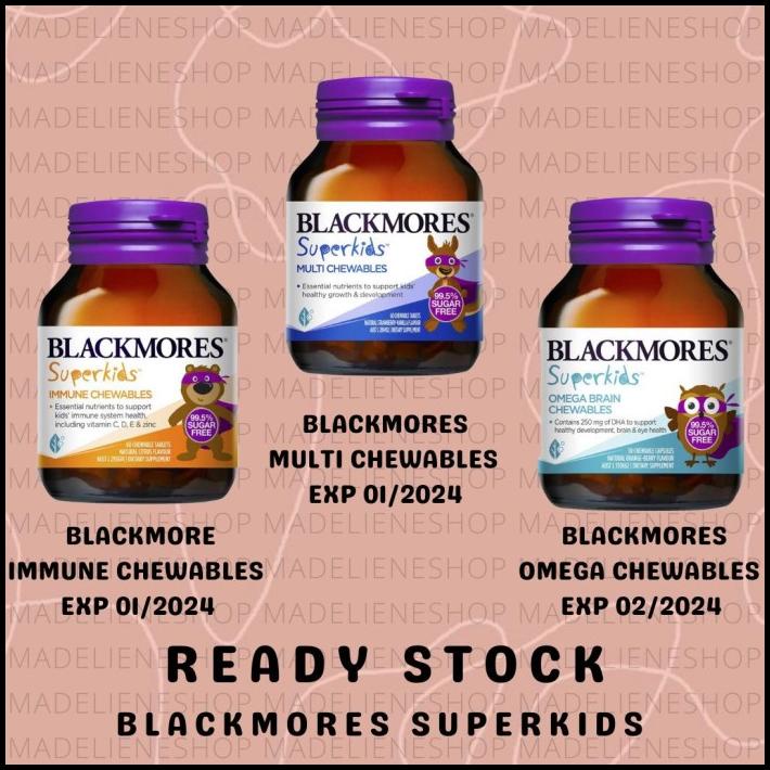 Blackmores Superkids Immune / Omega Brain / Multi Chewables