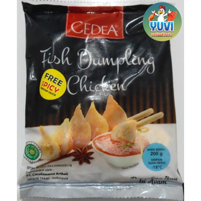 

Cedea Fish Dumpling Chicken 200gr (Free SpicyTeriyaki Sauce)