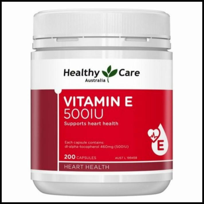 Healthy Care Vitamin E 500Iu Vit E 500 Iu 200 Capsul